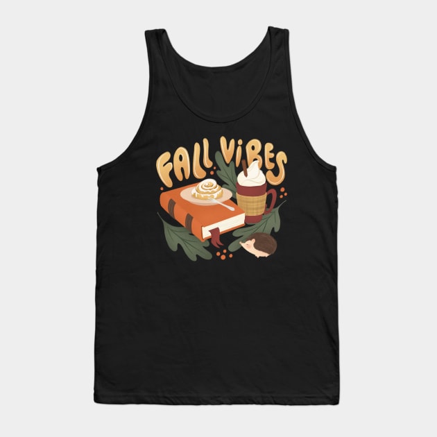 FALL VIBES Tank Top by Catarinabookdesigns